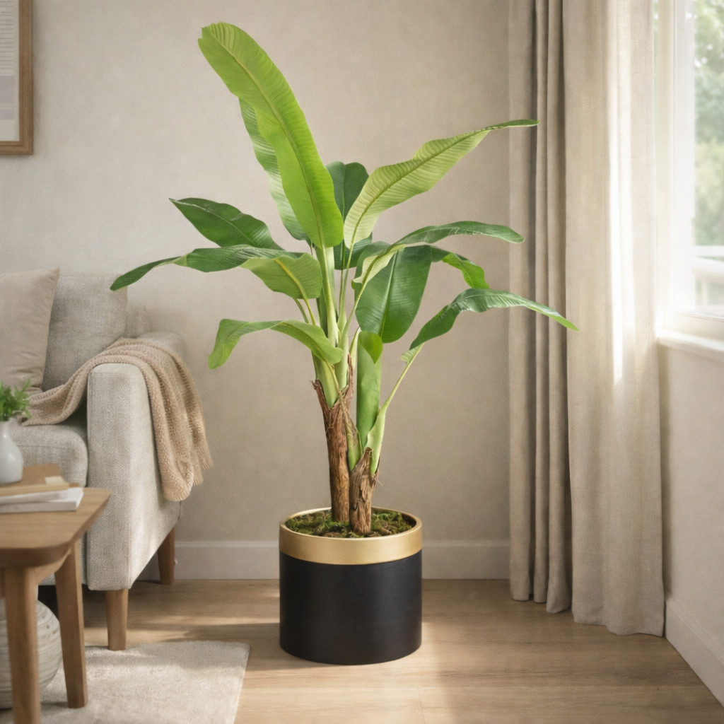 Yapay Muz Ağacı 2 Gövdeli 180 cm
