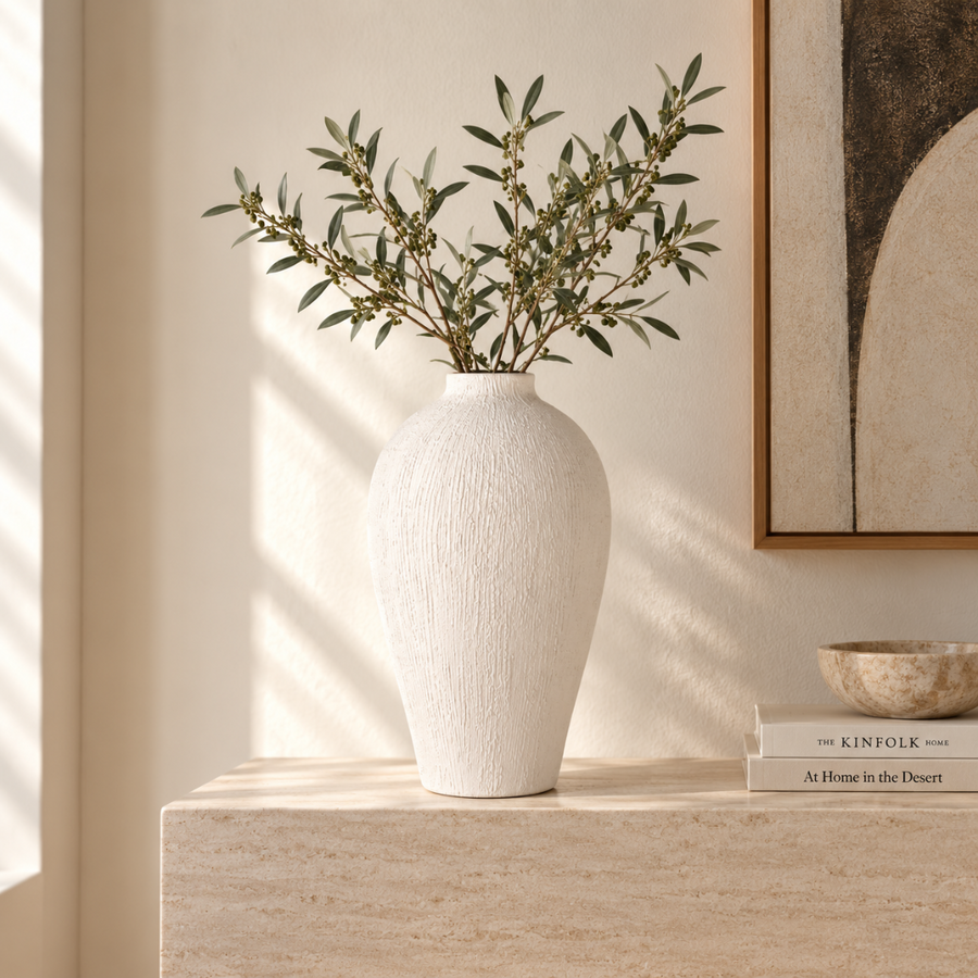 Livia Dokulu Terracotta Vazo
