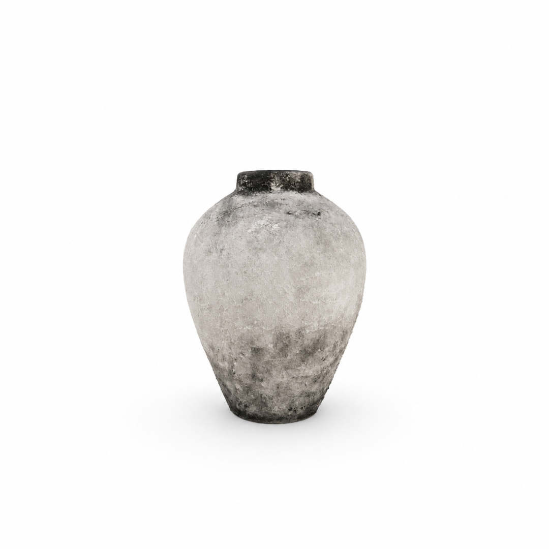 Sorel El Yapımı Dekoratif Terracotta Vazo - 33 cm