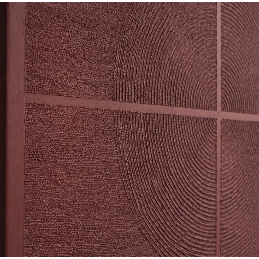 Aria Modern Dokulu Tablo Bordo 50×70 cm