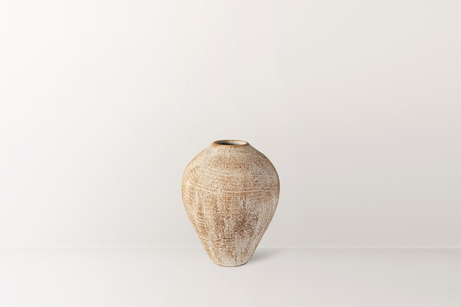 Elysium Dokulu Terracotta Vazo
