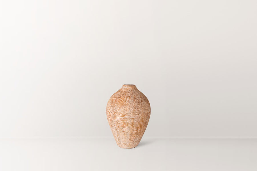 Felicia Dokulu Terracotta Vazo