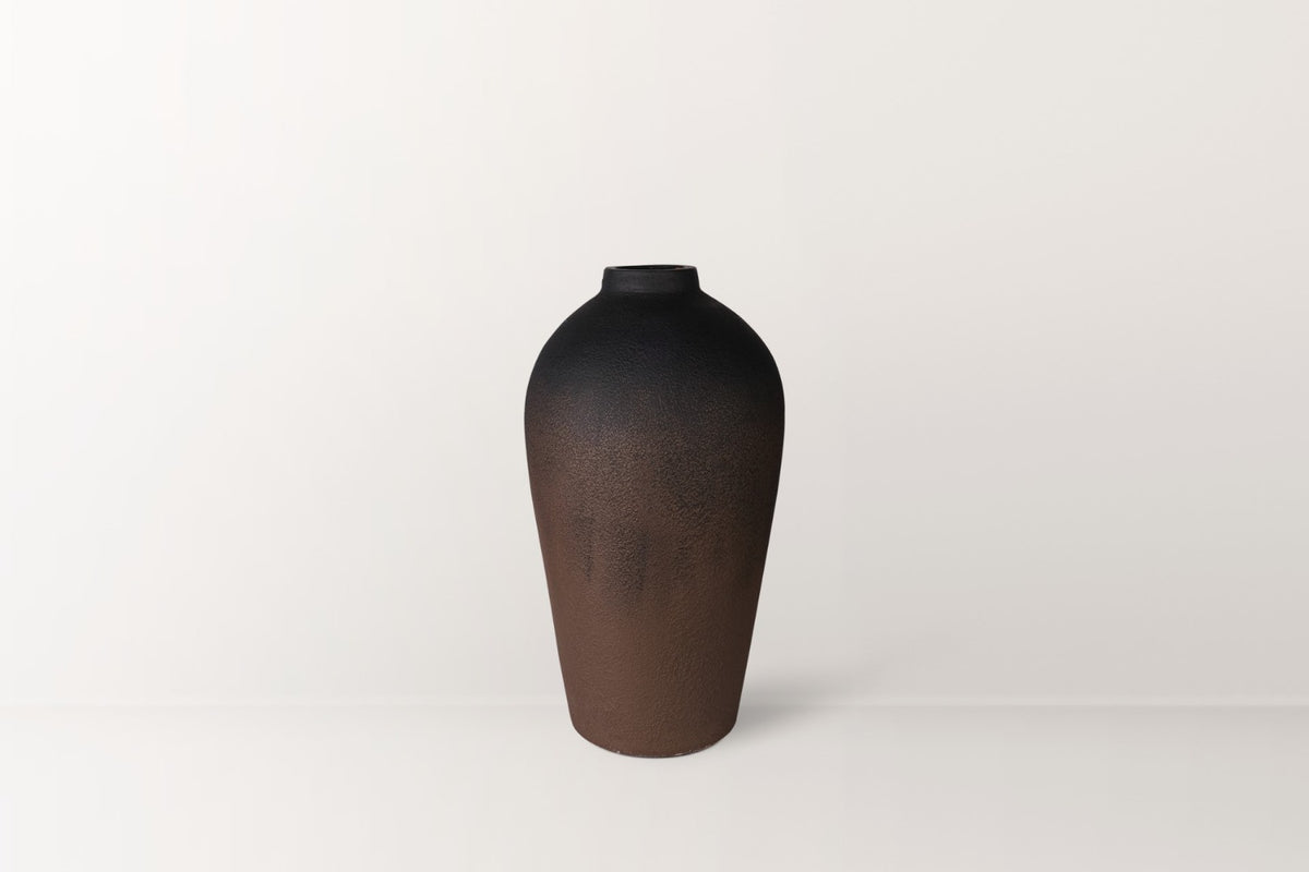 Lucia Dokulu Terracotta Vazo