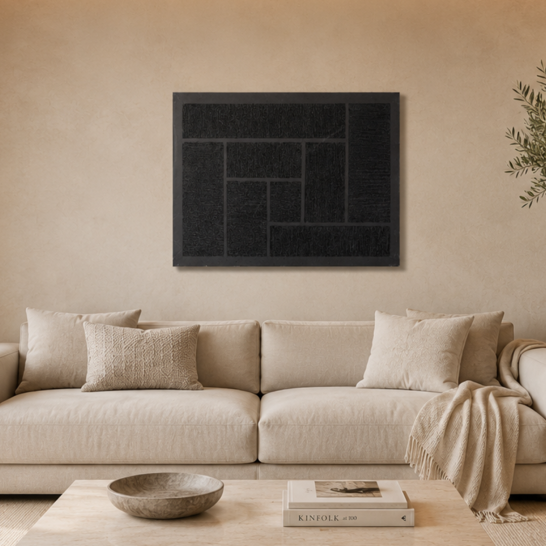 Luna Modern Dokulu Tablo 50×70 cm